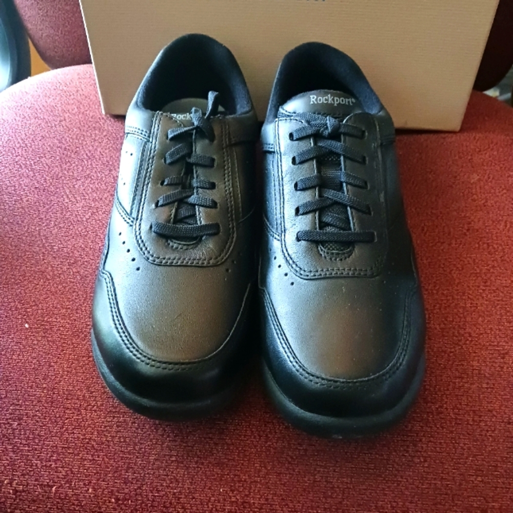 Rockport Women Black Leather Shoes